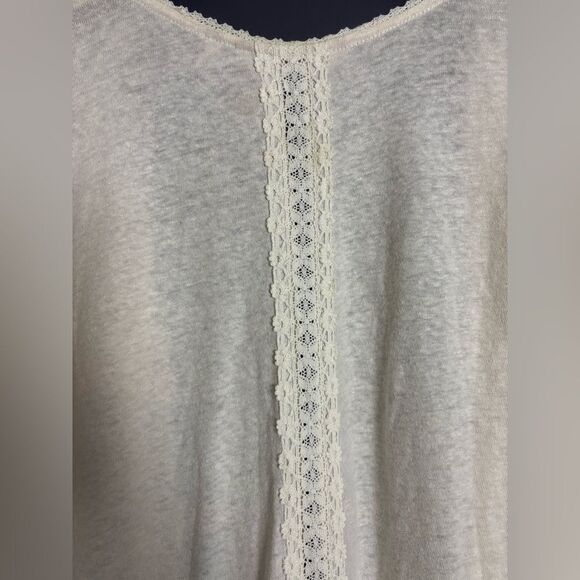 Soft Surroundings Linen Cotton Open Front Duster Long Line Cardigan Sweater XS - Picture 8 of 16